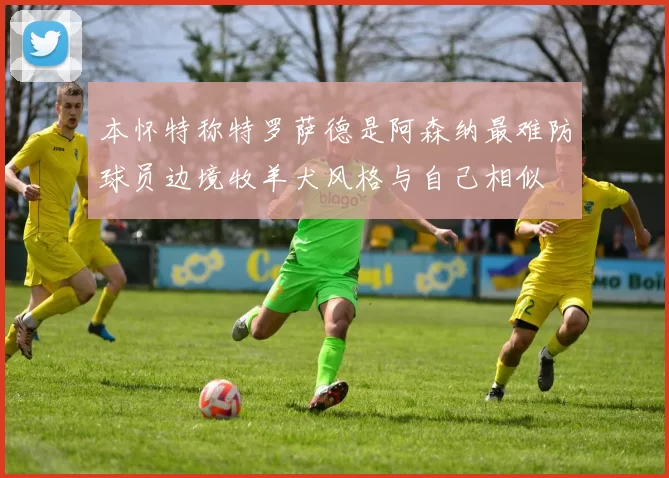 本怀特称特罗萨德是阿森纳最难防球员边境牧羊犬风格与自己相似