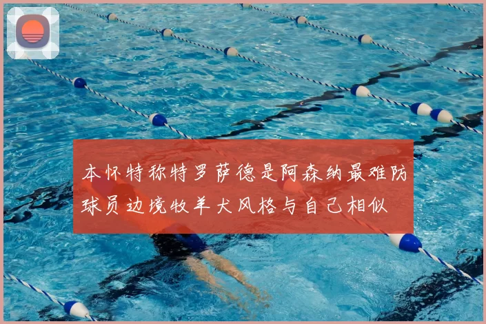 本怀特称特罗萨德是阿森纳最难防球员边境牧羊犬风格与自己相似