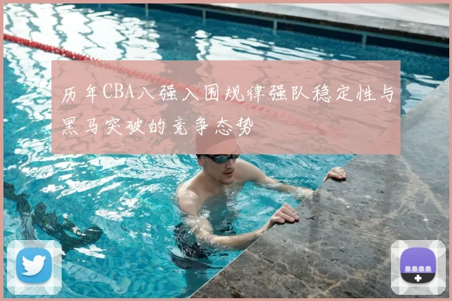 历年CBA八强入围规律强队稳定性与黑马突破的竞争态势