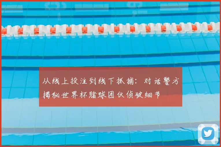 从线上投注到线下抓捕:对话警方揭秘世界杯赌球团伙侦破细节